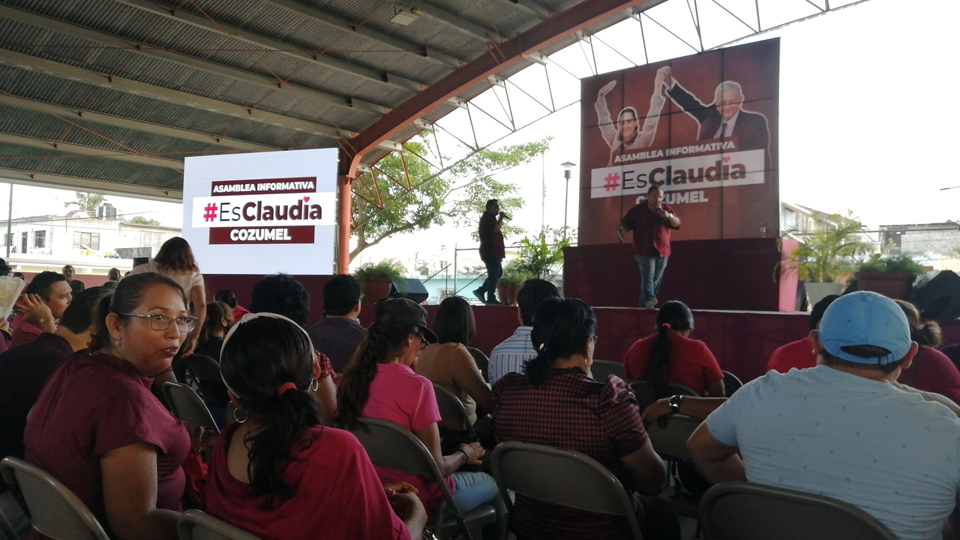 Se Realiza La Asamblea Informativa De Claudia Sheinbaum En Cozumel