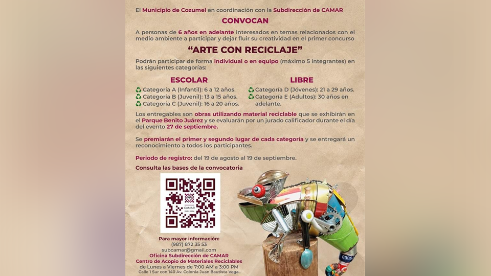 Se Incentiva A La Reutilización De Materiales Con El Concurso “arte Con Reciclaje” 2123