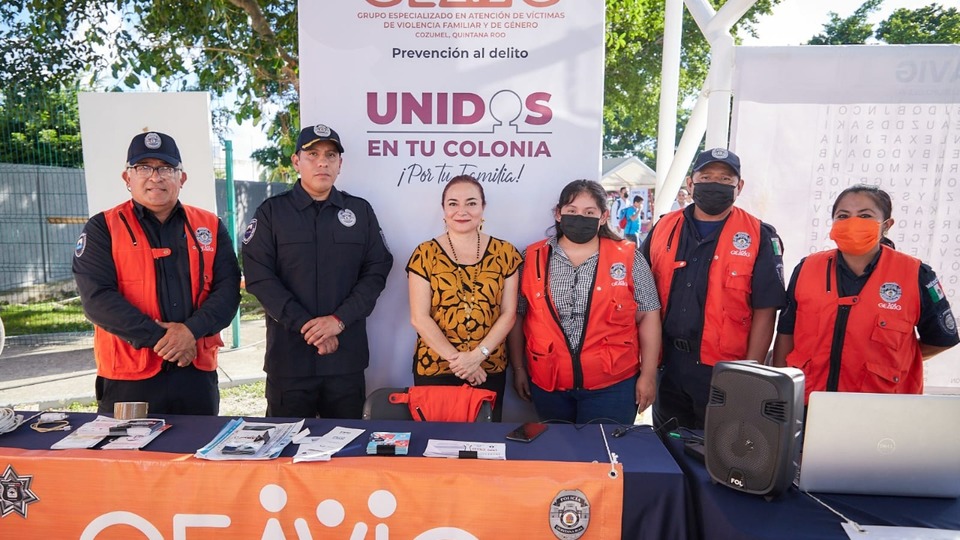 Seguridad Pública Y Transito marca la diferencia en la jornada social en la colonia  Miraflores