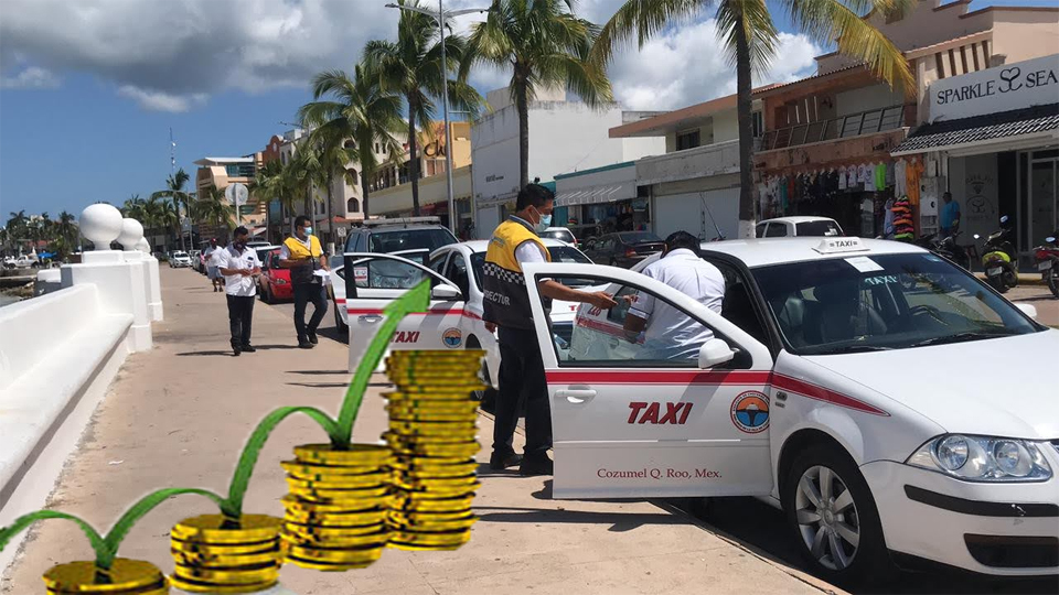 Aumentan taxistas de precio tras la entrada de UBER a Quintana Roo